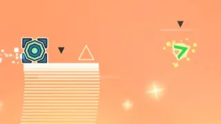 Play Geometry Dash Cloudy Wordly now!